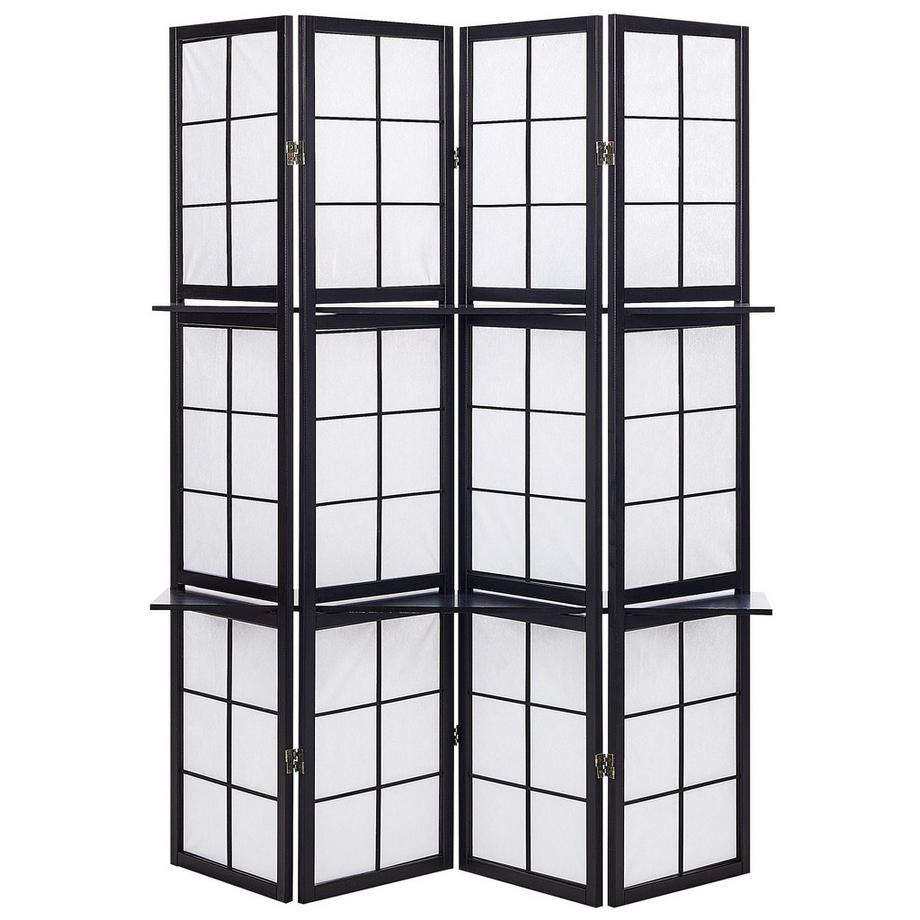 Raumteiler 4-teilig aus Kiefernholz Retro GOMAGOI