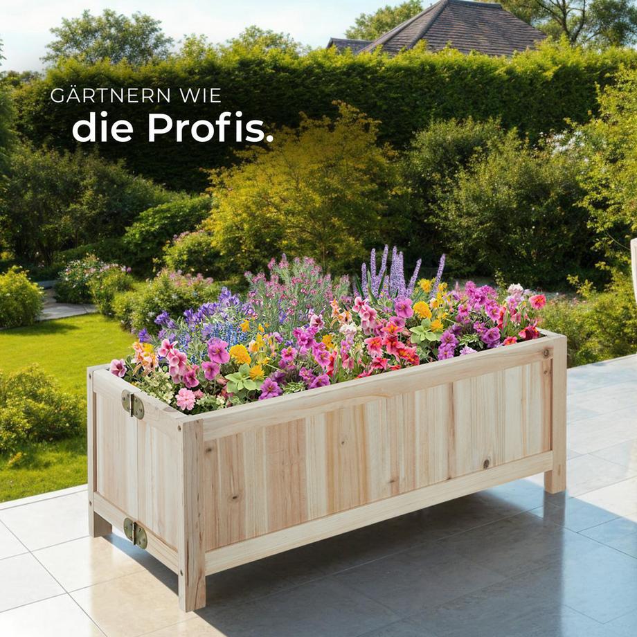 Tectake Carré potager BLOMSTER pliable  