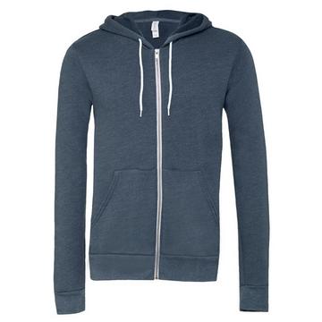 Canvas Fleece Kapuzenjacke