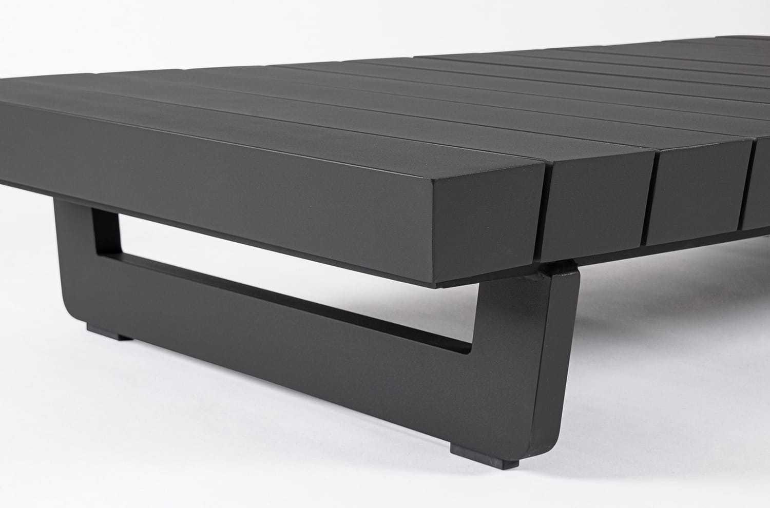 mutoni Table d'appoint de jardin Infinity anthracite 126x74  