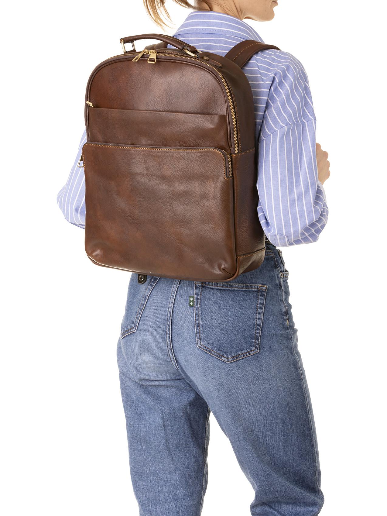 Viola Castellani Leder Rucksack  