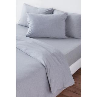 Living Home Melange Jersey Uni Set di biancheria da letto  