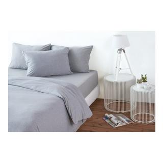 Living Home Melange Jersey Uni Set di biancheria da letto  