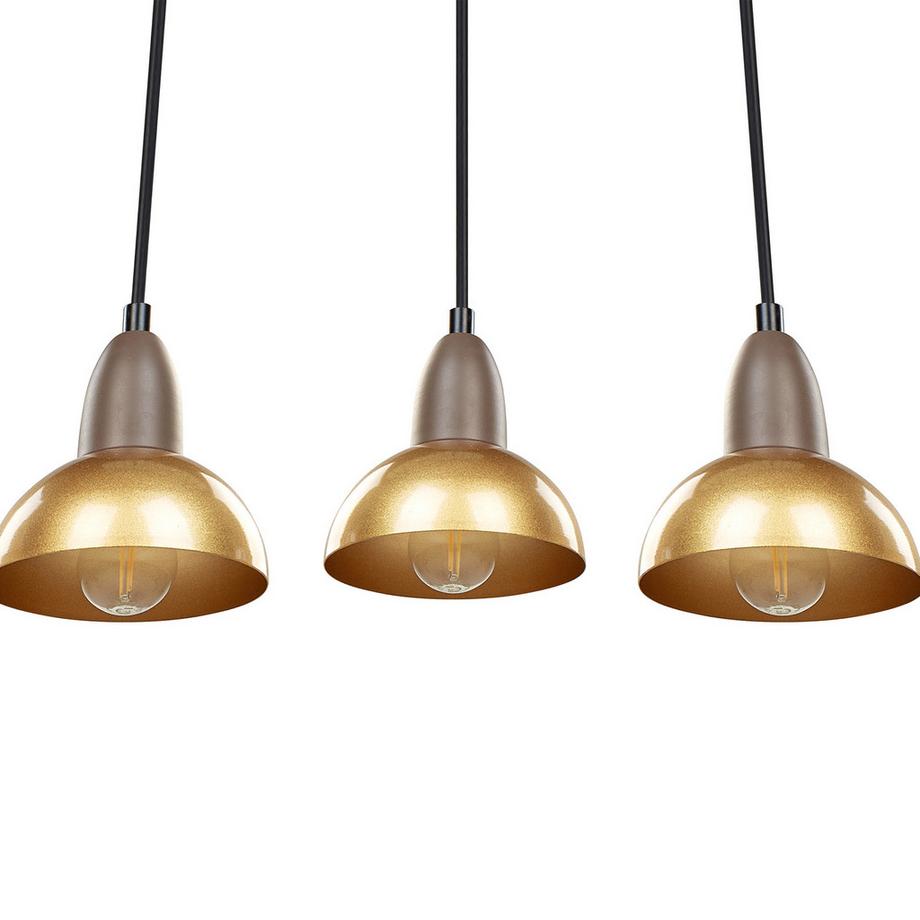 Beliani Lampe suspension en Métal  CASTALY  