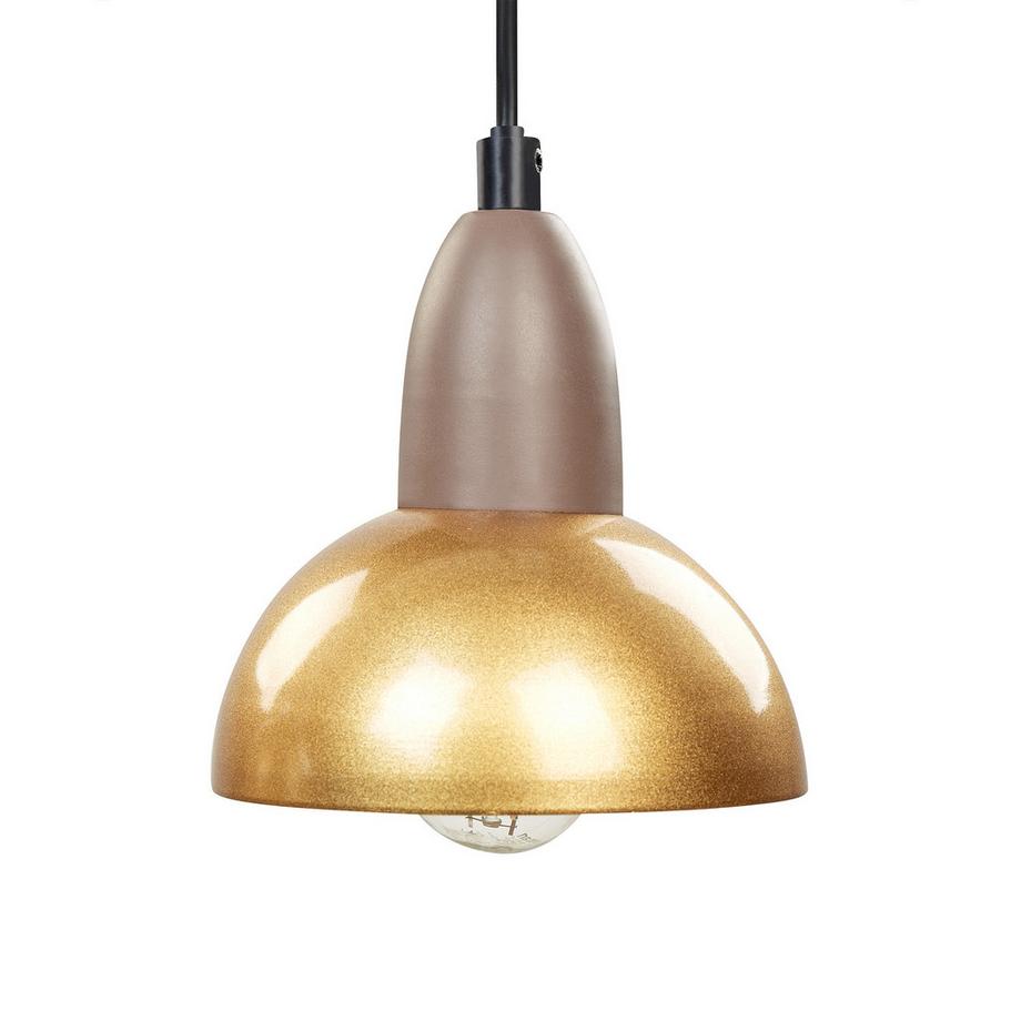 Beliani Lampe suspension en Métal  CASTALY  