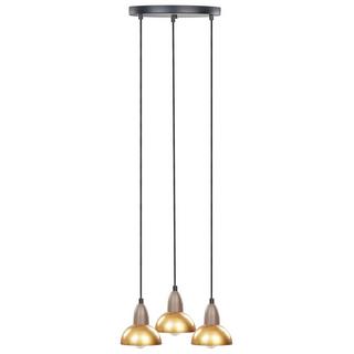 Beliani Lampe suspension en Métal Industriel CASTALY  