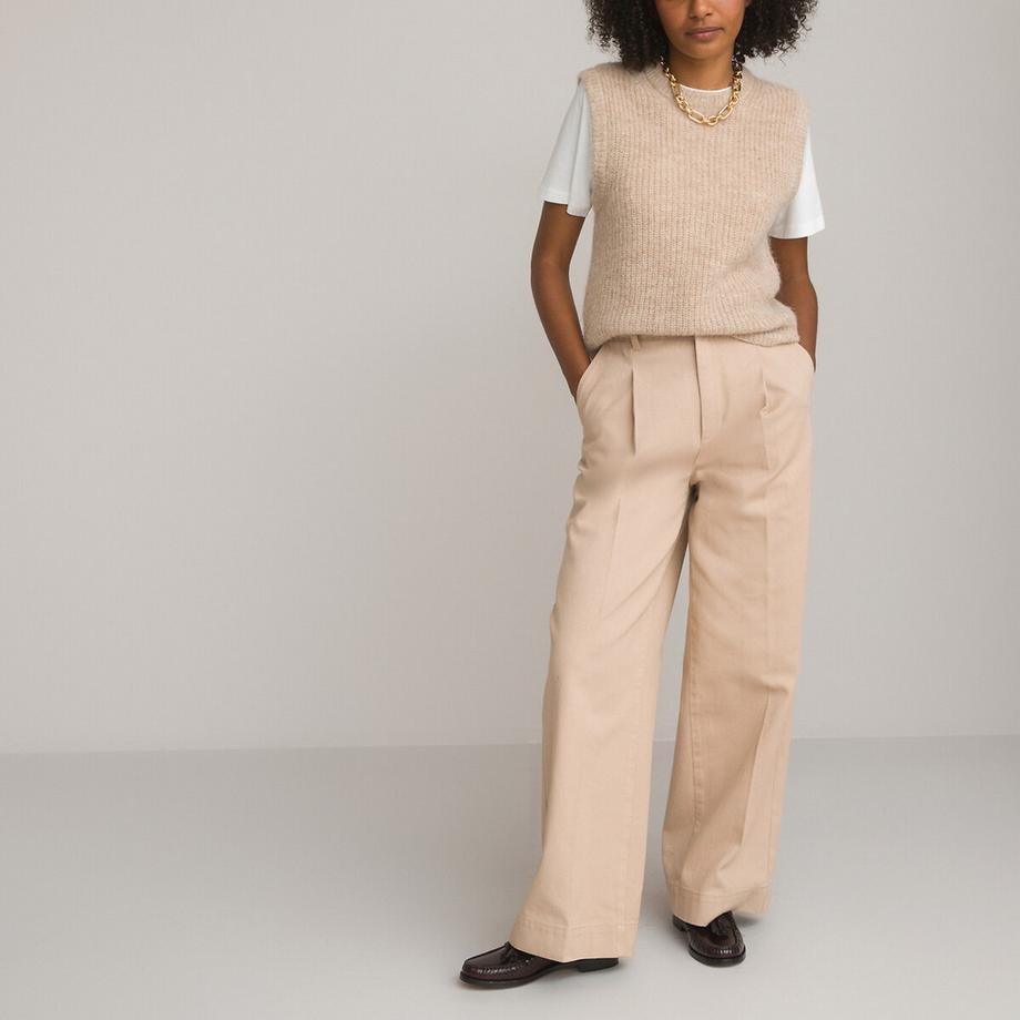 La Redoute Collections Gilet in maglia misto alpaca  