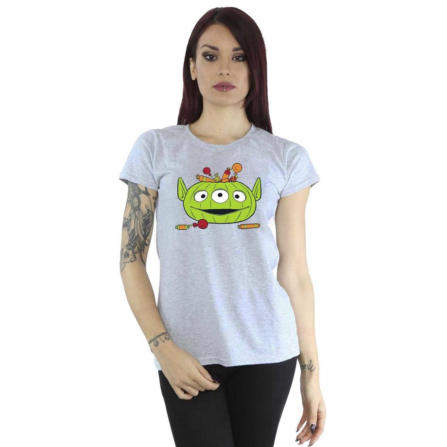 Toy Story T-Shirt Alien Pumpkin Basket Halloween  