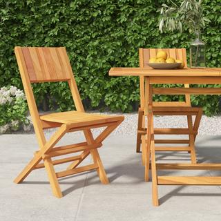 VidaXL sedia da giardino pieghevole Legno  