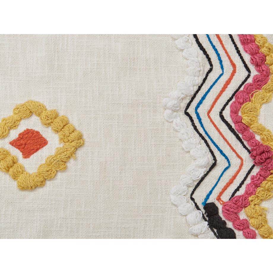 Beliani MORENA Coperta in Cotone Boho  