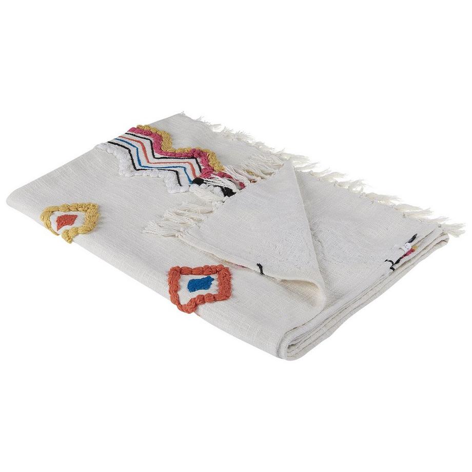 Kuscheldecke aus Baumwolle Boho MORENA