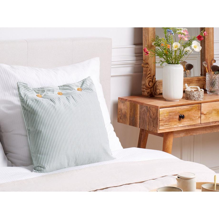 Beliani Coussin en Polyester Rustique SEBRINE  