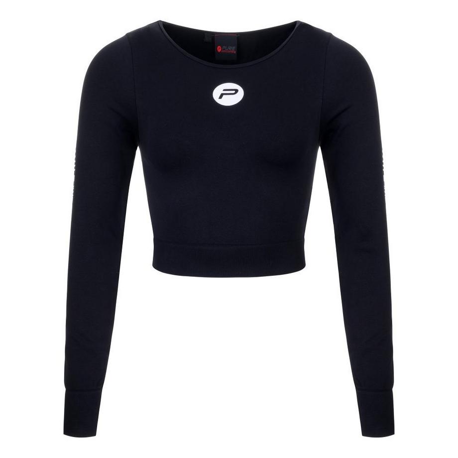 crop-trikot mit angen ärmen, damen
