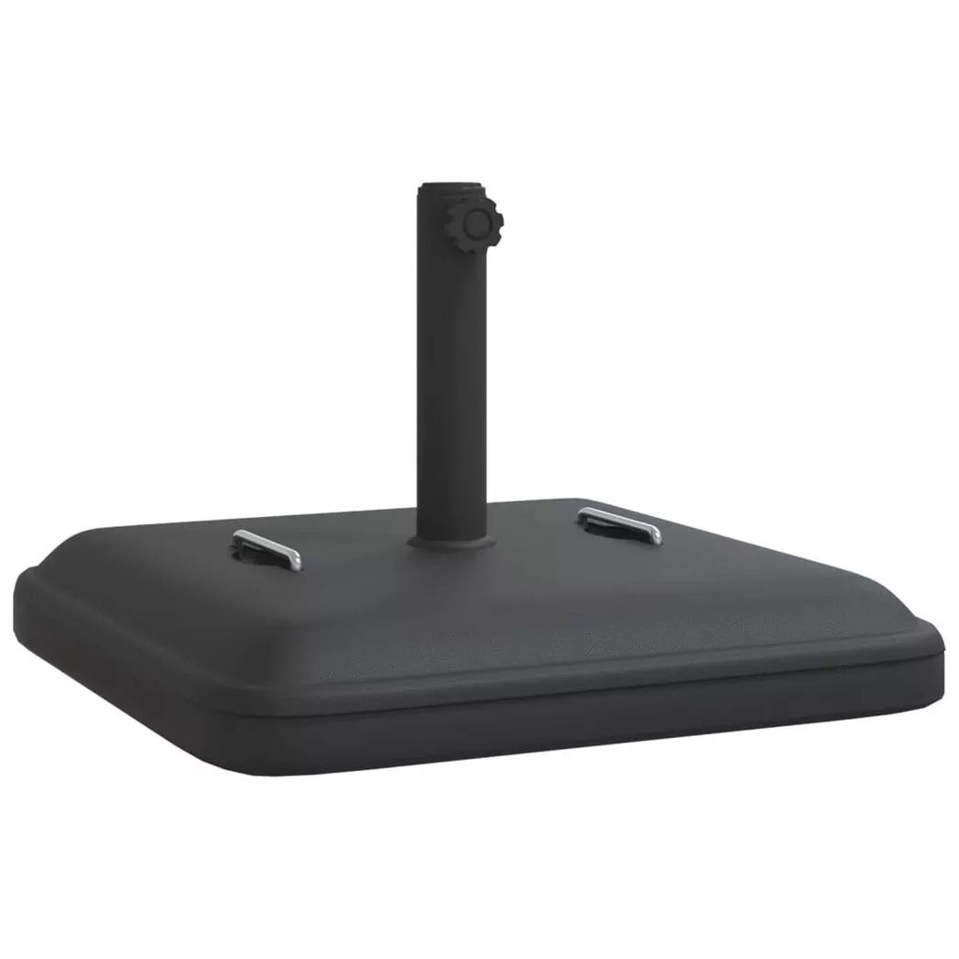 VidaXL - base per ombrellone Polietilene, One Size, Nero