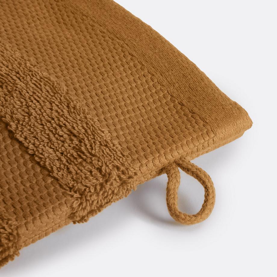 La Redoute Intérieurs 4er-Pack Waschhandschuhe KHEOPS aus gekämmter Baumwolle 600g/m2  