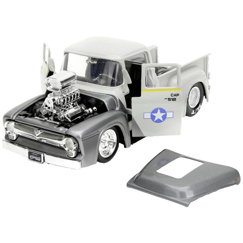 JADA  Street Fighter 1956 Ford Pickup mit Guile Figur Fertigmodell PKW Modell 