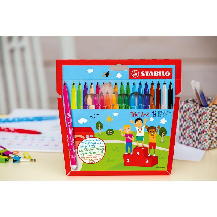 STABILO Fasermaler Trio Etui  