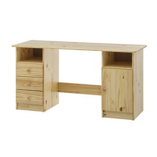 mutoni Schreibtisch Kiefer massiv natur 144x54  