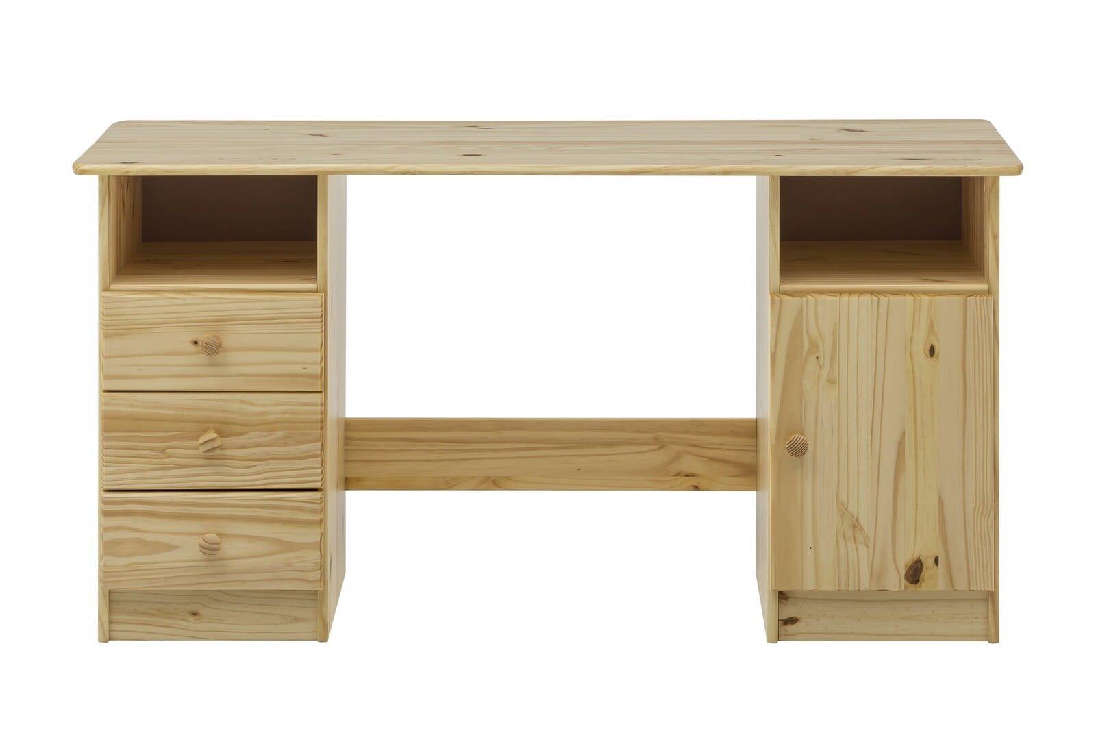 mutoni Bureau en pin massif naturel 144x54  