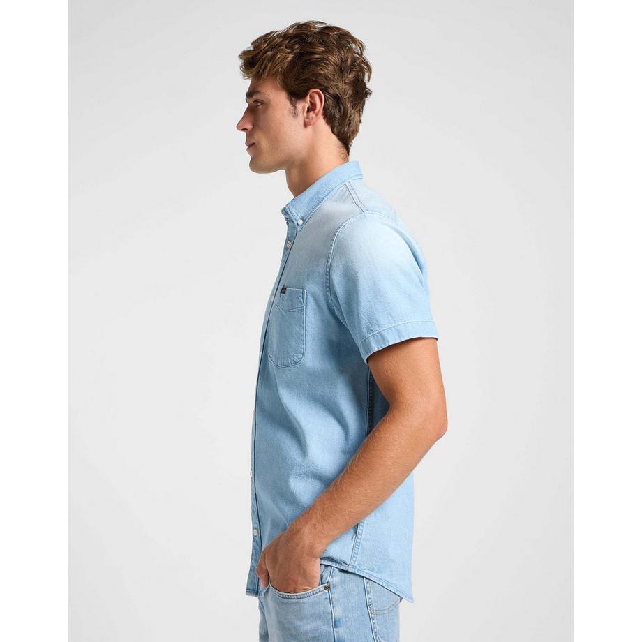 Lee Button Down Kurzarm Jeanshemd  