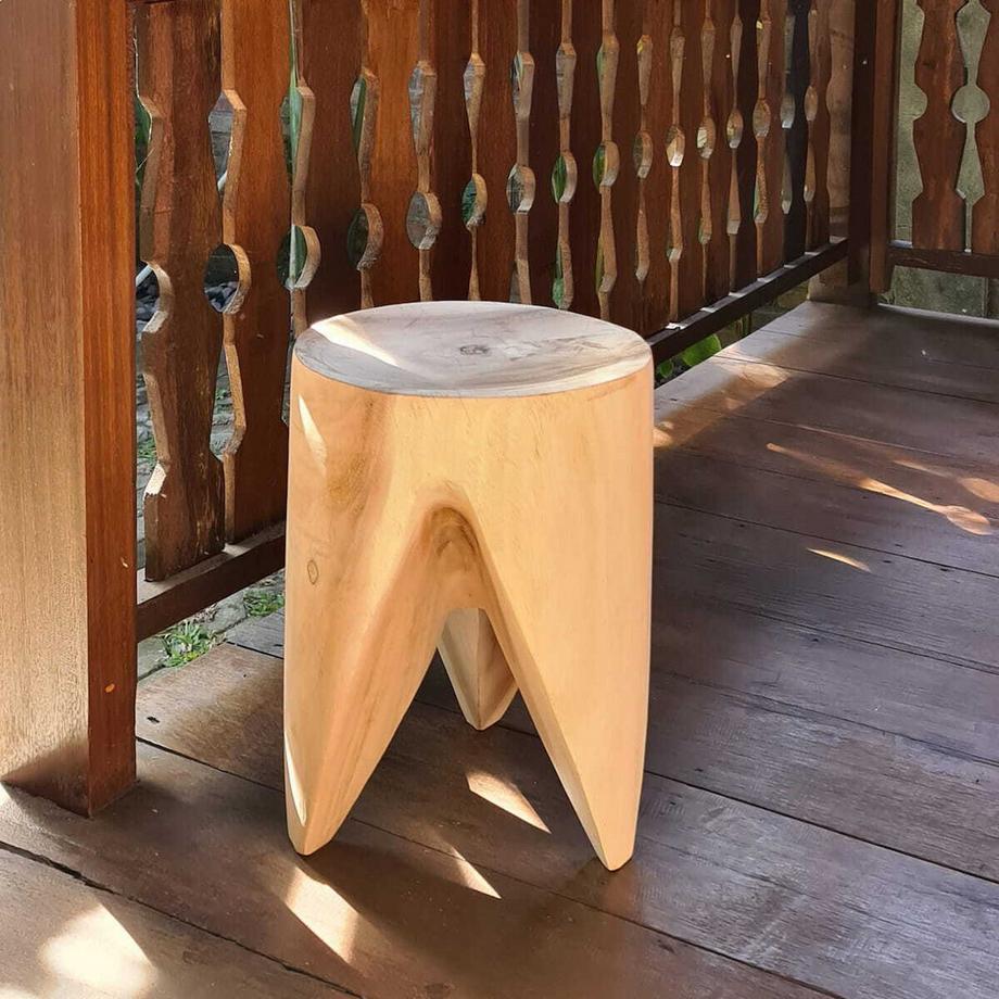 Hocker Teeth Suarholz stapelbar 30x30