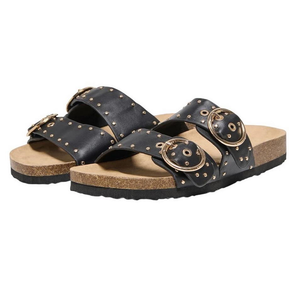ONLY Maxi15 Beschlagene Slide Sandalen  