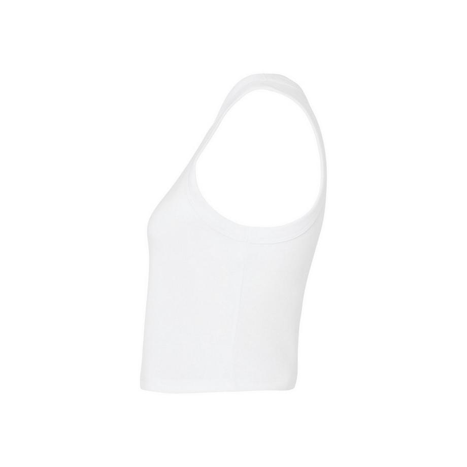 Bella + Canvas Top Senza Maniche Collo Corto Rialzato  