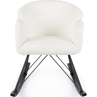 mutoni Fauteuil à bascule Sibilla blanc  