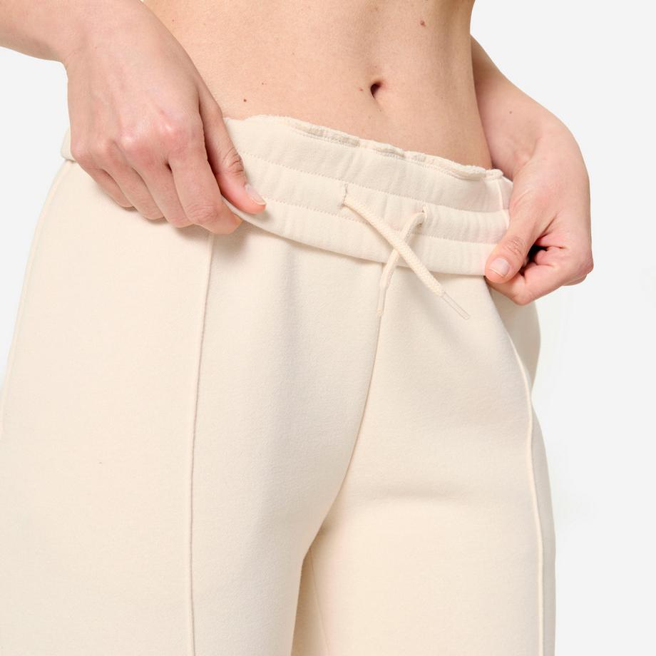 DOMYOS  Pantalon Chaud de Fitness en Polaire pour Femme - Beige 