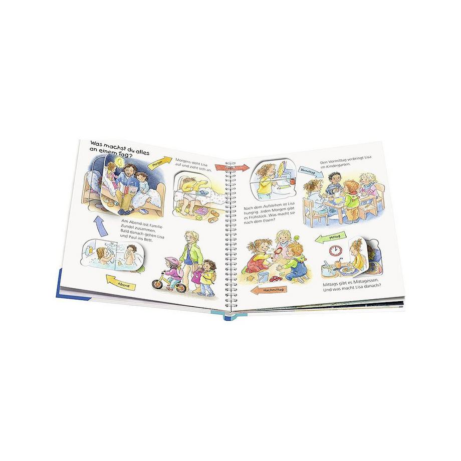 Wieso? Weshalb? Warum? Heute, morgen, jetzt und gleich (Nr.56) Prusse, Daniela; Szesny, Susanne (Illustrationen) Copertina rigida 