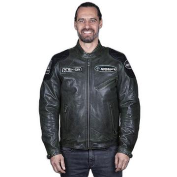 Motorrad-Lederjacke Trevor Rag