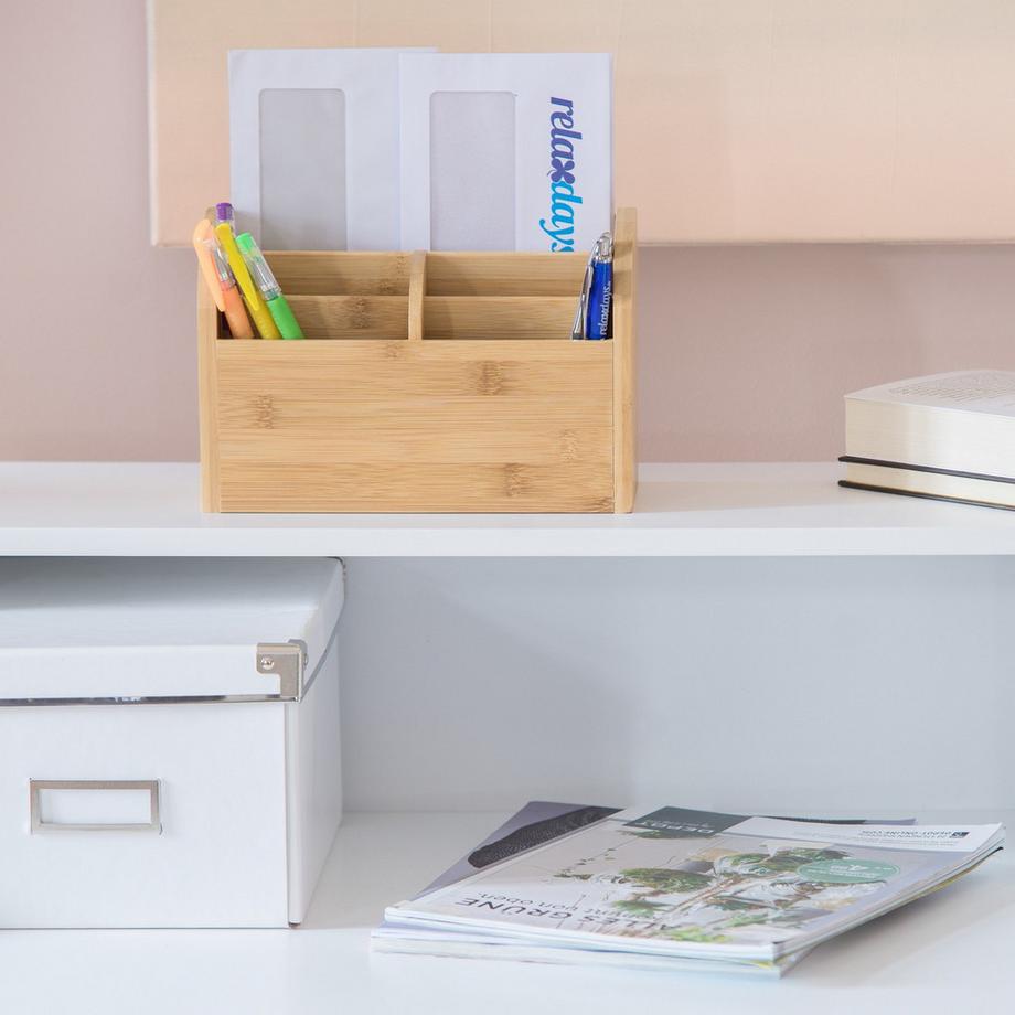 Northio Organizzazione della scrivania in bambù  