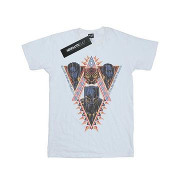 Tshirt BLACK PANTHER TRIBAL HEADS