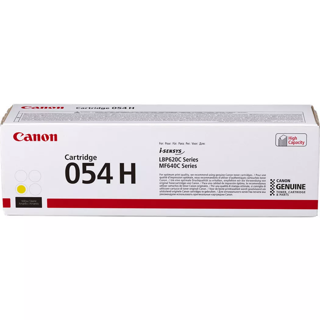 Canon – Toner-Modul 054H yellow CRG 054 YH LBP621/MF641 2300 Seiten, One Size