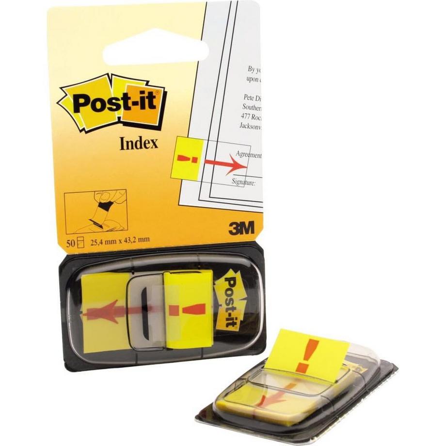 Post-It Page Marker Index Ausrufezeichen  