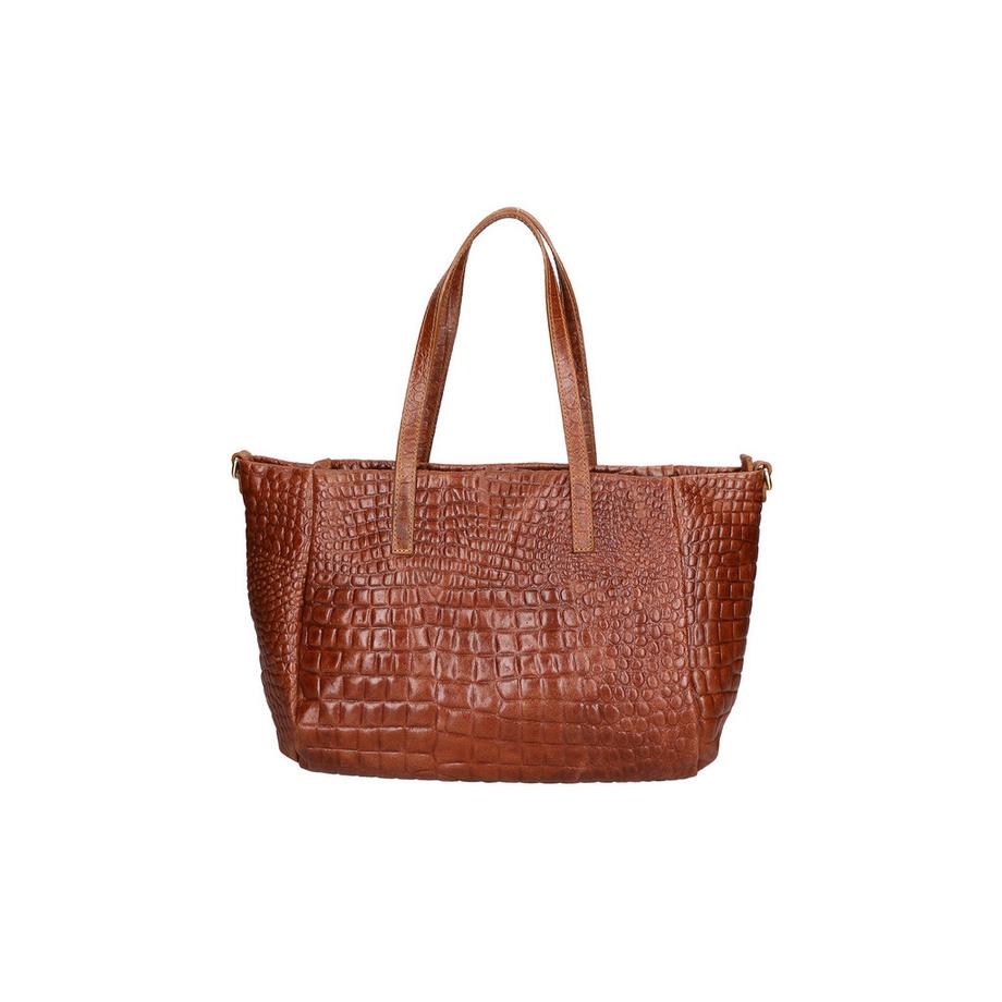 Gave Lux Sac d'épaule Cuir Gaufré Crocodile  