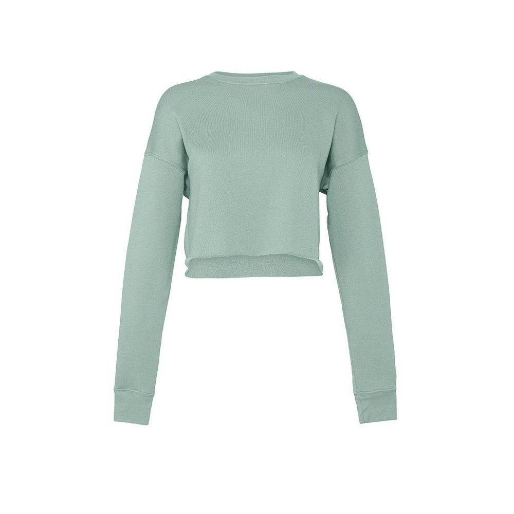 Bella + Canvas  Sweatshirt kurz geschnitten 