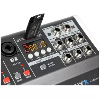 Table de mixage 2 canaux USB VDJ2USB - Vonyx