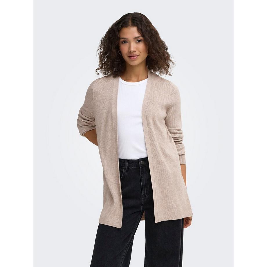 Gilet mi-long manches longues
