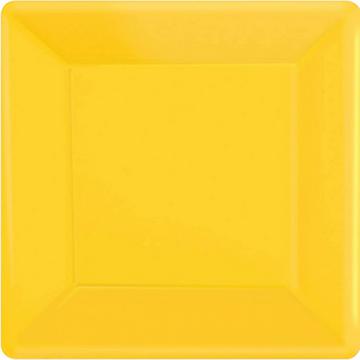 Quadratisch WegwerfTeller, Papier 20erPack