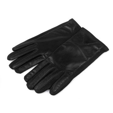 Handschuhe für Herren und Damen mit Öko-Leder verziert mit Touch, unisex mit Touchfunktion am Zeigefinger