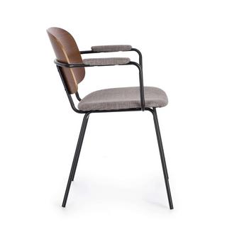 mutoni Fauteuil gris Sienne  