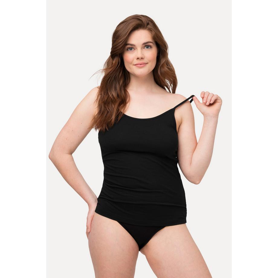 Ulla Popken Spaghettiträger Slim Biobaumwolle Top  