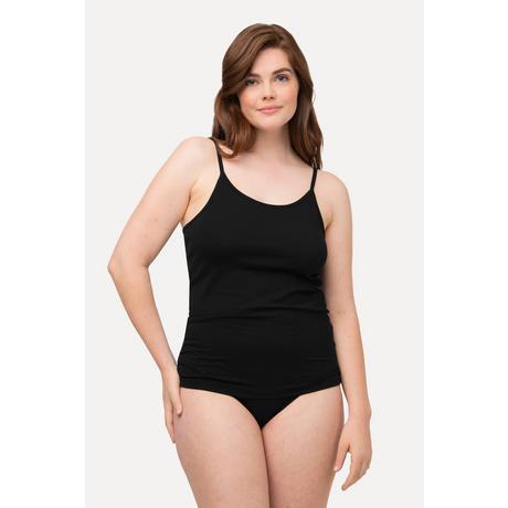 Ulla Popken Canottiera Spalline Sottili Slim Fit Cotone Biologico  