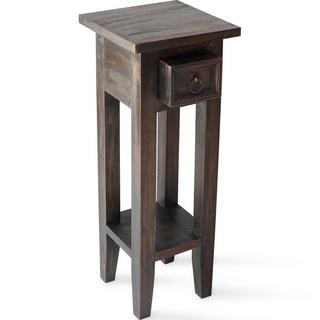 mutoni Table d'appoint Padea marron acajou  