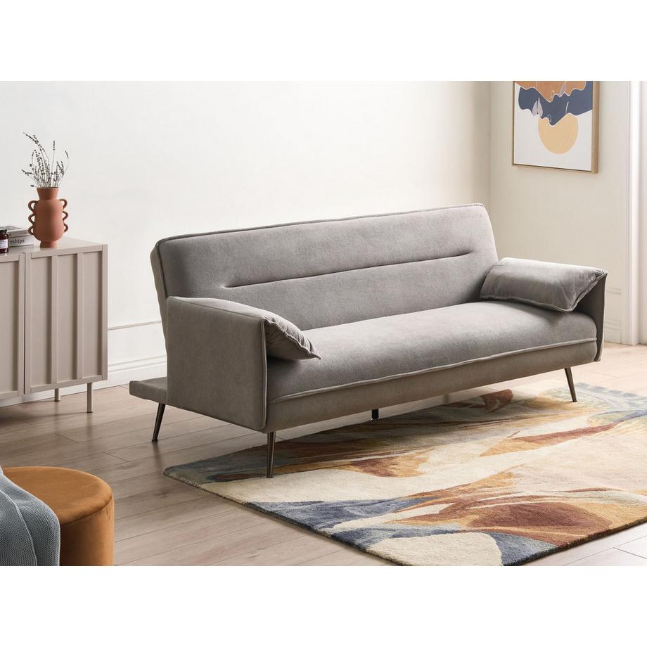Beliani Canapé-lit en Tissu Rétro VAYLA  