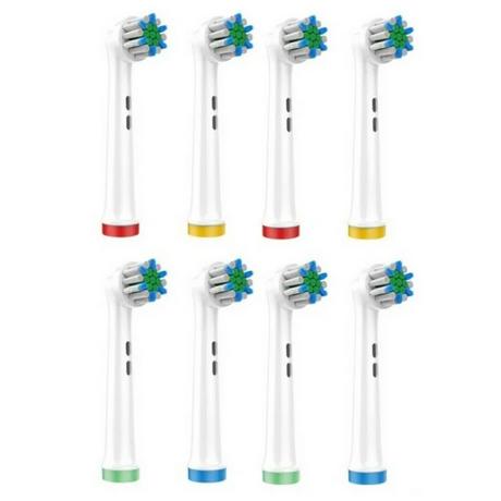 Ora-Care  Brossettes de rechange à poils extra fins compatibles avec Oral-B pack de 8 