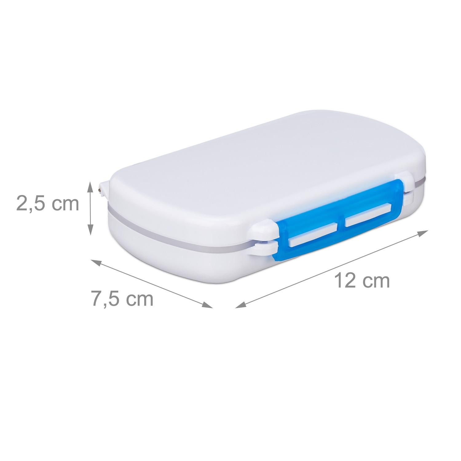 Northix Set di 3 scatole portapillole tascabili  