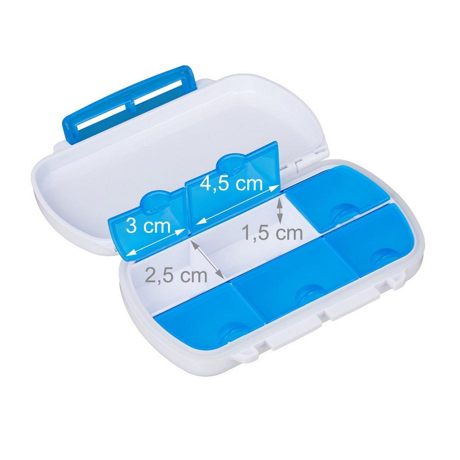 Northix Set di 3 scatole portapillole tascabili  