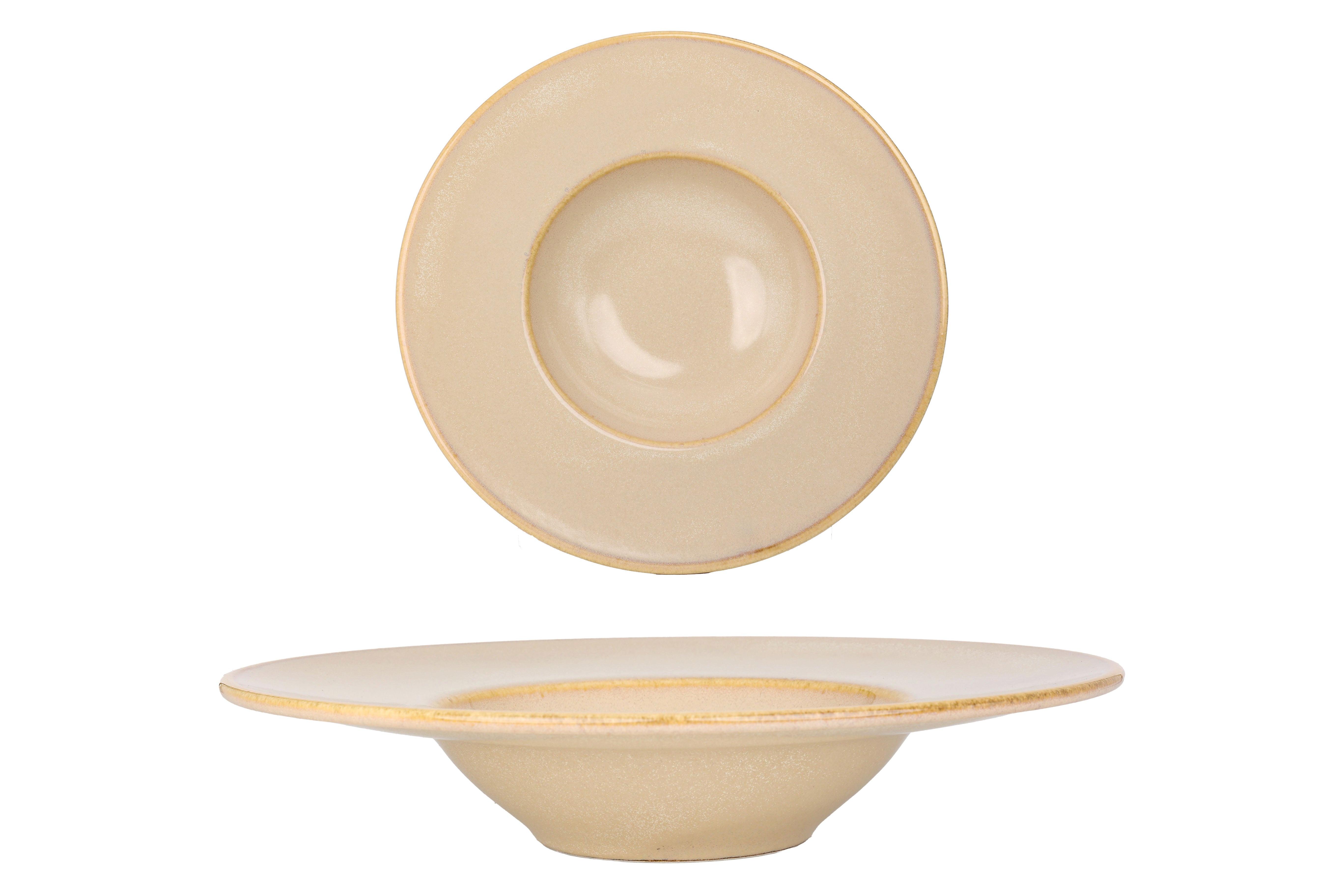 Bonna Pasta Teller - Sand Hygge -  Porzellan  - 2er Set  